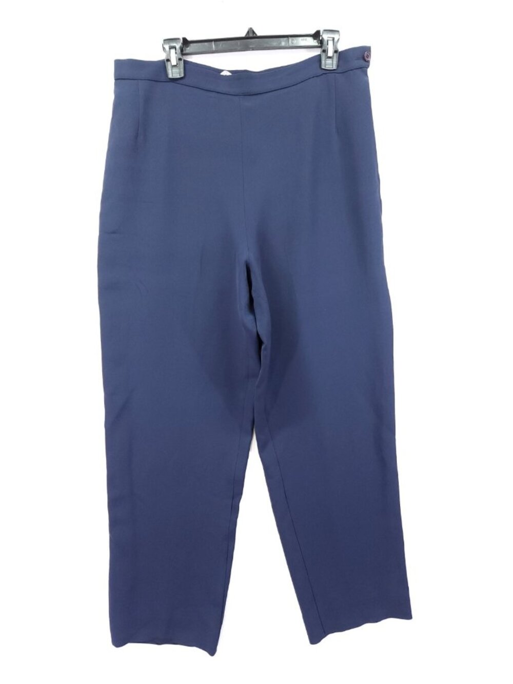 Versatile Couture CV Italy 1990 Silk Blend Pants Size 48 (Large) 34X29 Navy Blue